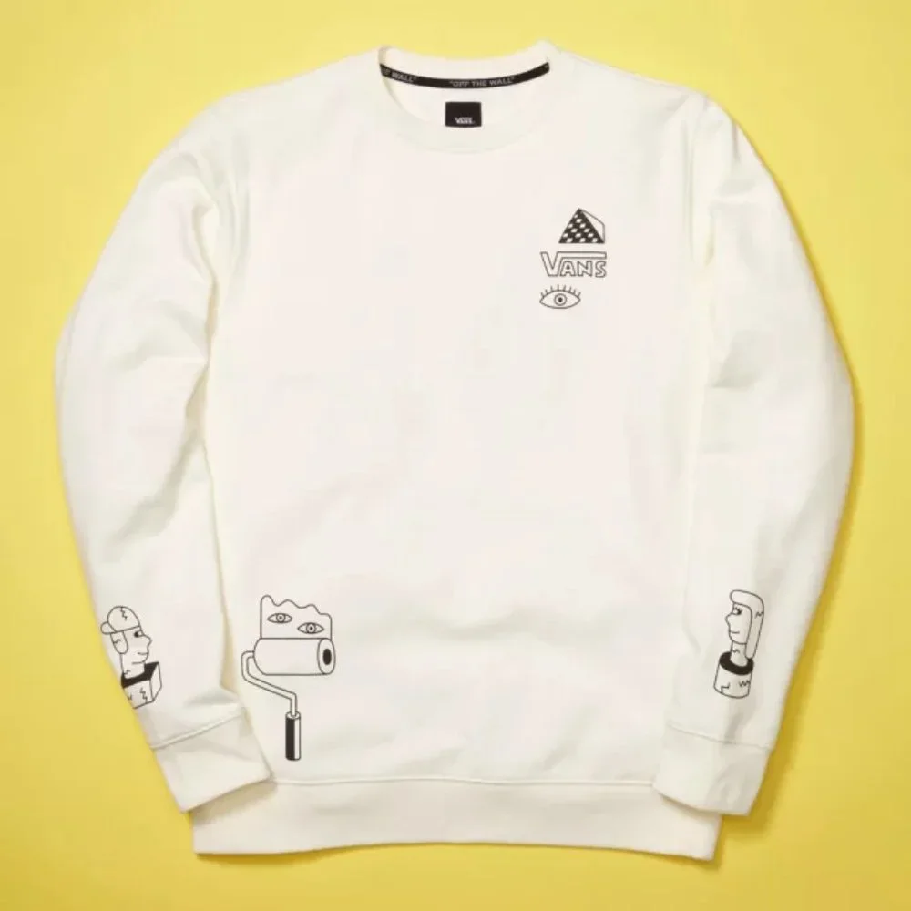 Vans Art Crew Pullover ~ Ultra Rare Limited 2020 Exclusive ~ New - Picture 1 of 3